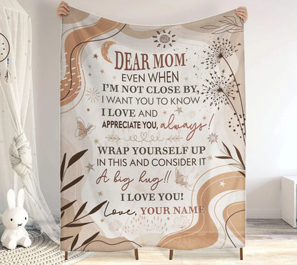 Special Gift For Mom -From Son & Daughter Blanket