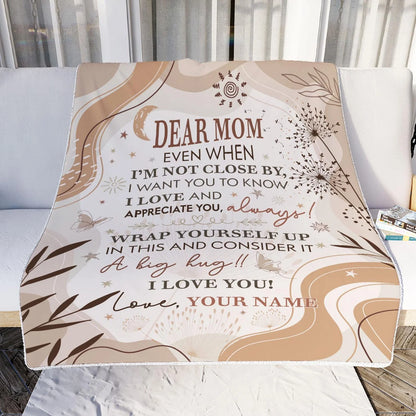 Special Gift For Mom -From Son & Daughter Blanket
