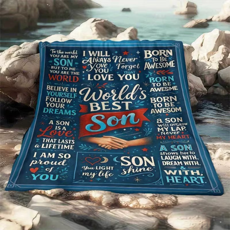 Special Gift For Son-From Dad Blanket