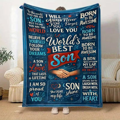 Special Gift For Son-From Dad Blanket