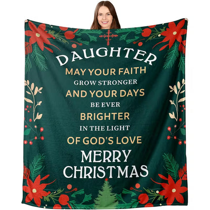 Christmas Gift For Daughter-From Dad Blanket