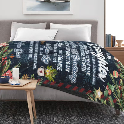 Christmas Gift For Daughter-From Dad Blanket