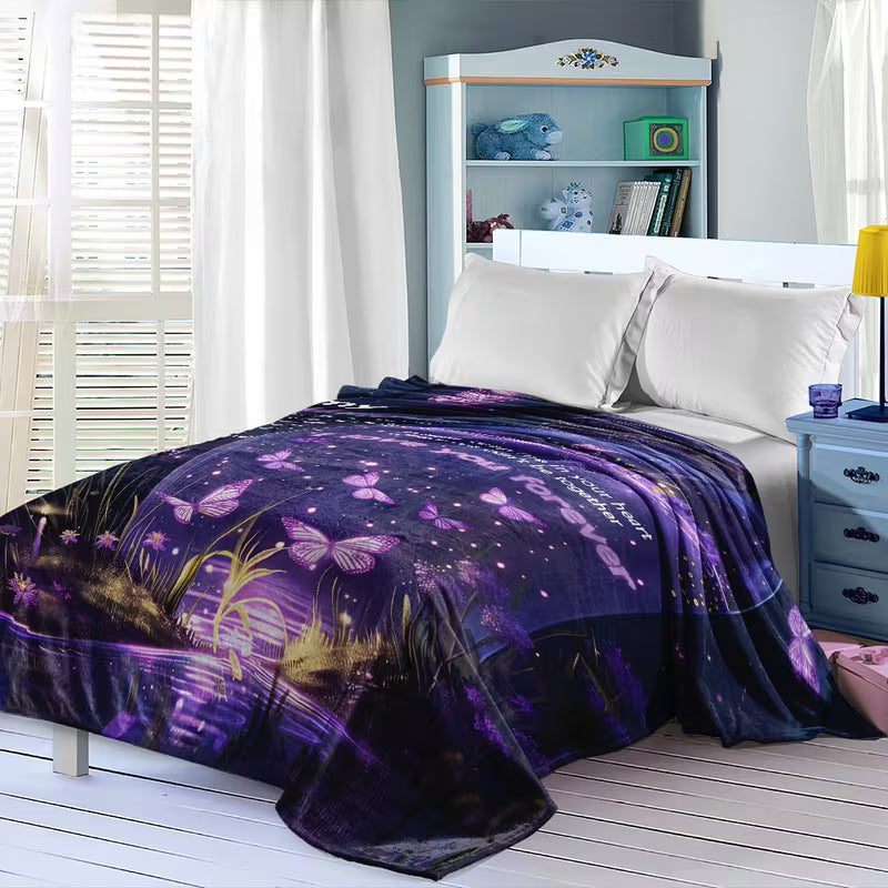 Gift For Your Granddaughter Blanket - From Grandma& Grandpa