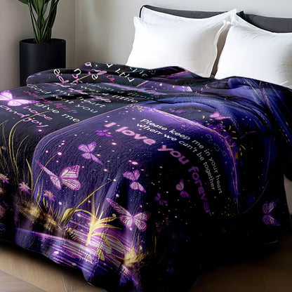 Gift For Your Granddaughter Blanket - From Grandma& Grandpa