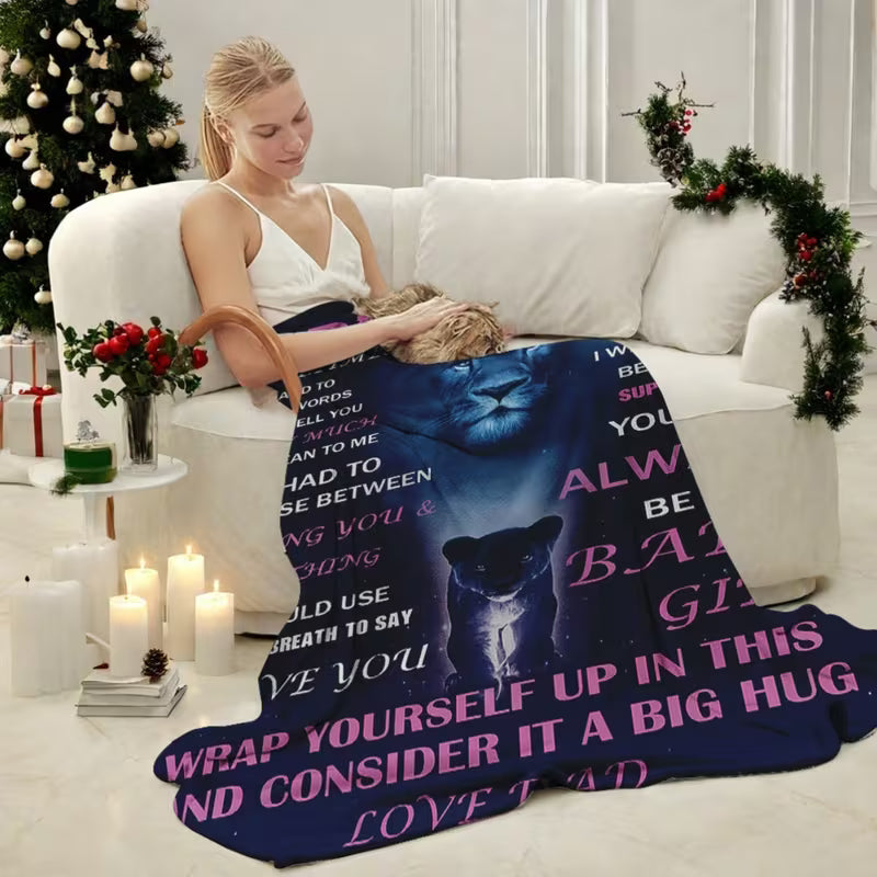 Gift For Your Daughter Blanket - From Dad