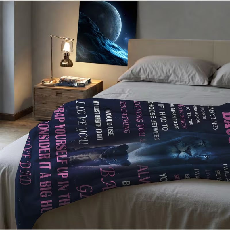 Gift For Your Daughter Blanket - From Dad