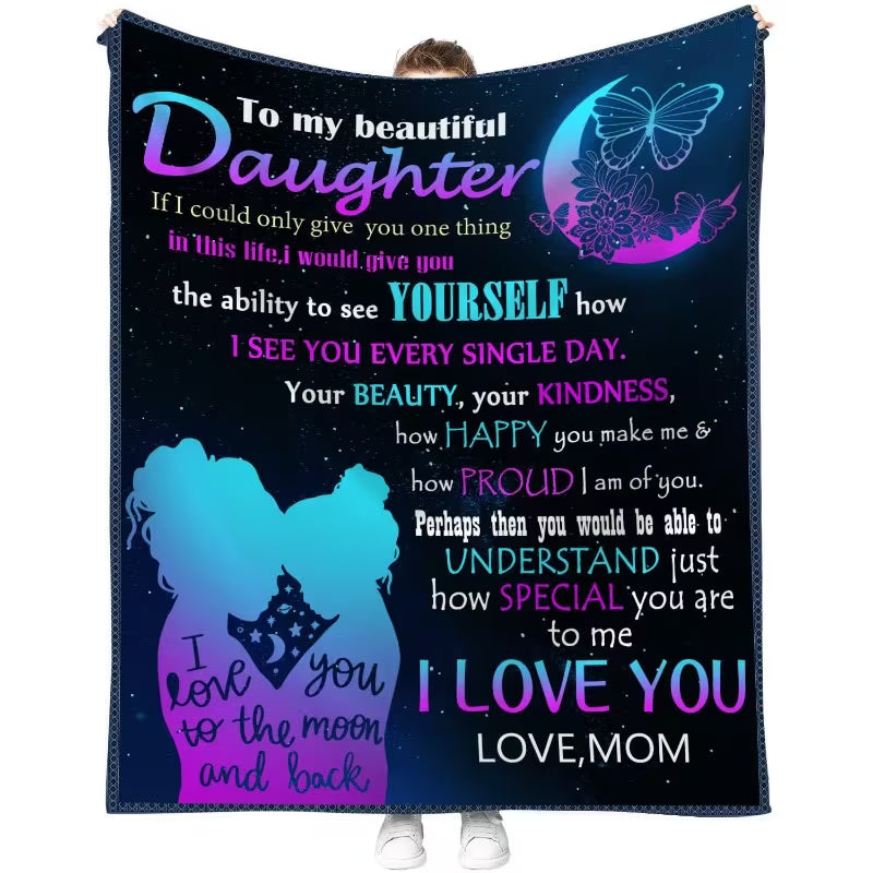 Gift For Your Daughter Blanket - From Mom