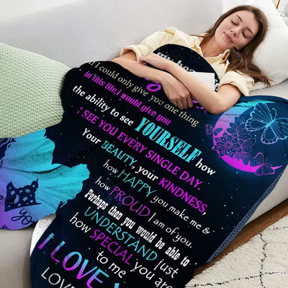 Gift For Your Daughter Blanket - From Mom
