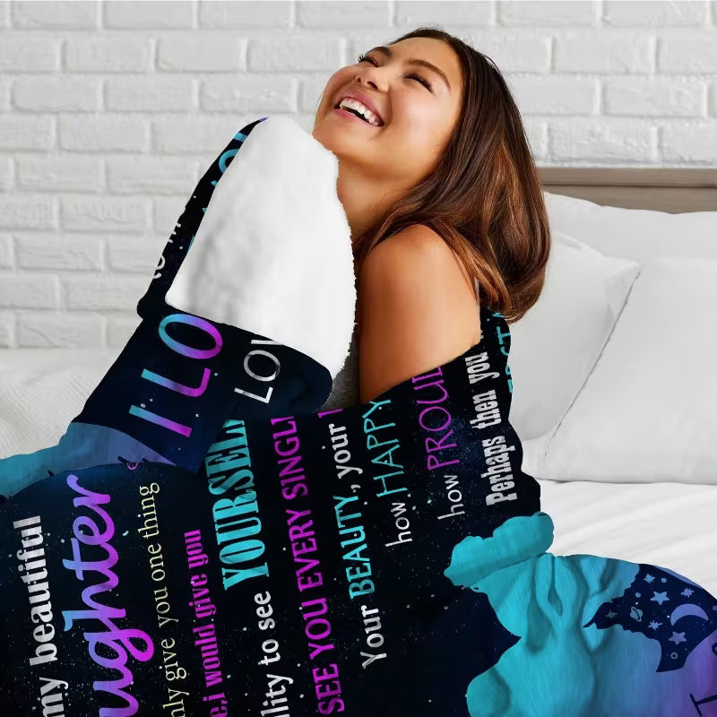 Gift For Your Daughter Blanket - From Mom