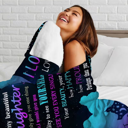 Gift For Your Daughter Blanket - From Mom