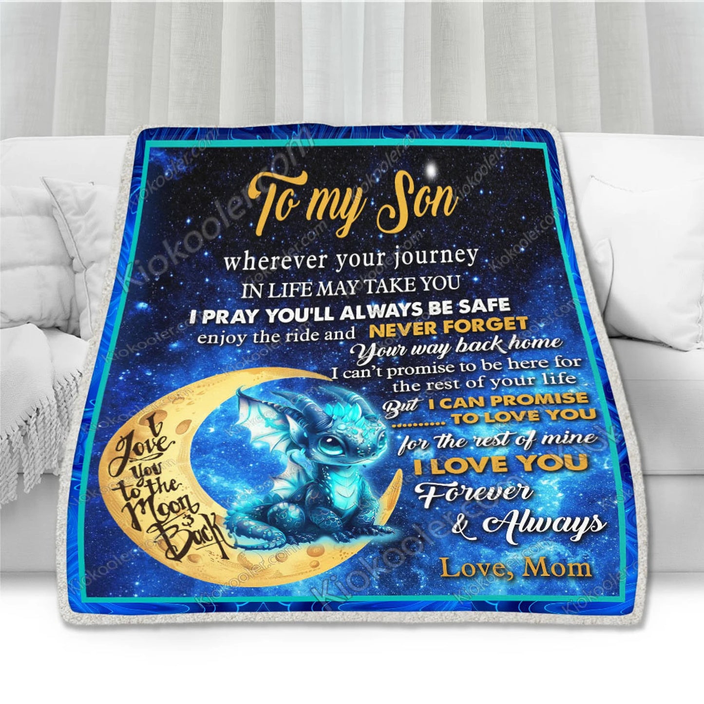 Gift For Your Son Blanket - From Mom