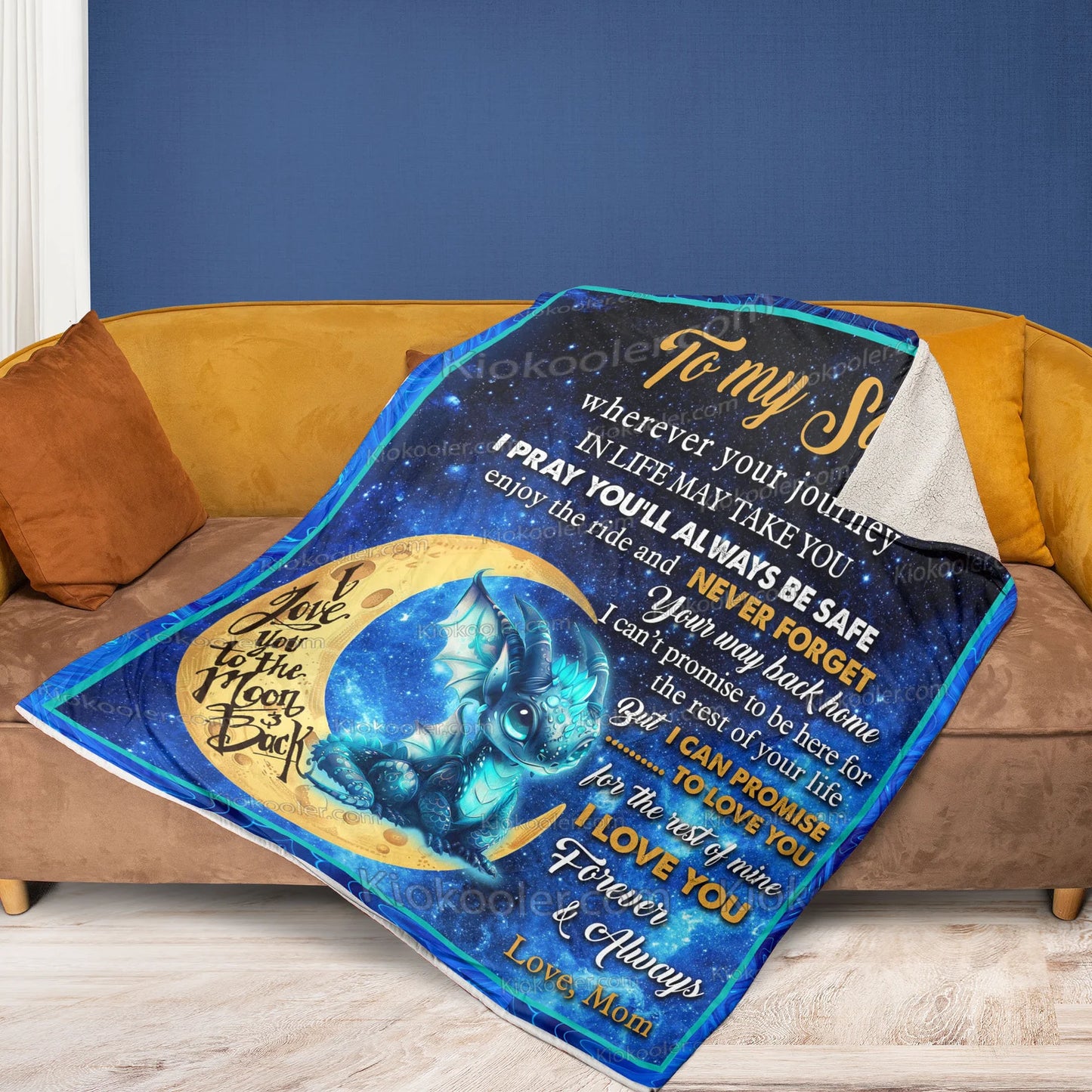 Gift For Your Son Blanket - From Mom