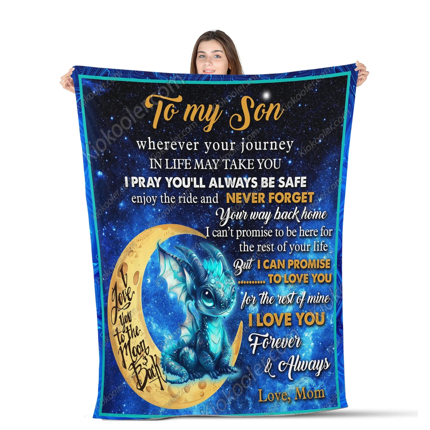 Gift For Your Son Blanket - From Mom