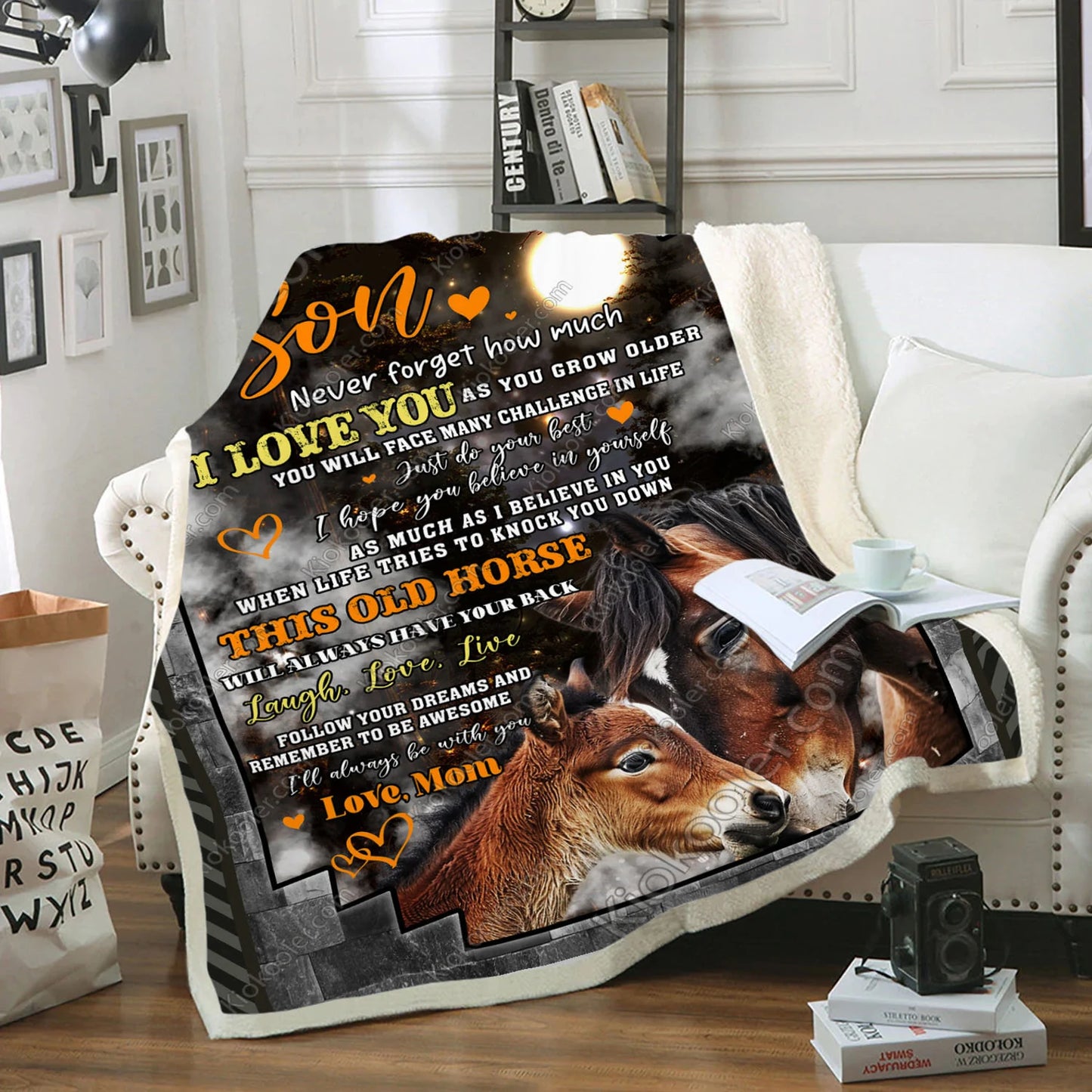 Gift For Your Son Blanket - From Mom