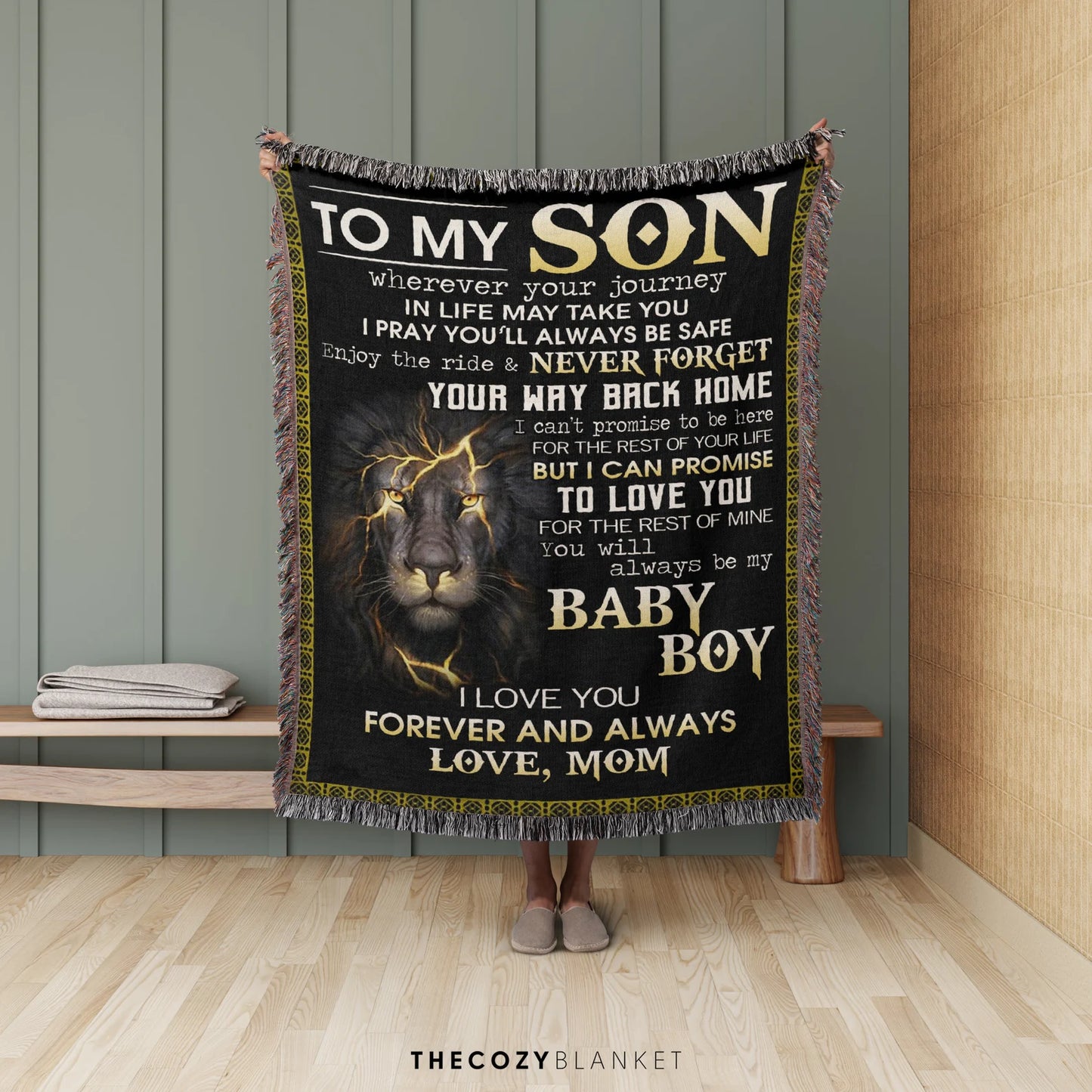 Gift For Your Son Blanket - From Mom