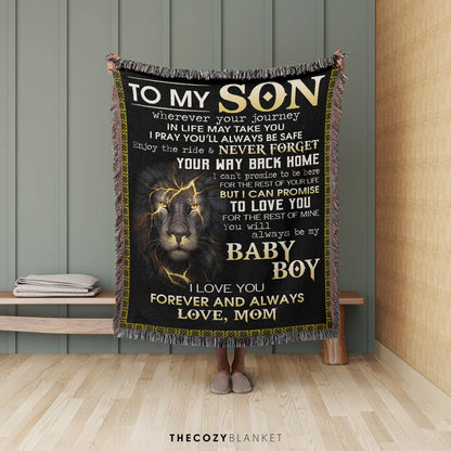Gift For Your Son Blanket - From Mom