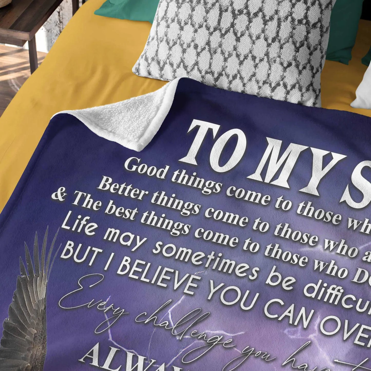 Gift For Your Son Blanket - From Mom