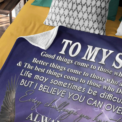 Gift For Your Son Blanket - From Mom