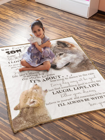 Gift For Your Son Blanket - From Mom