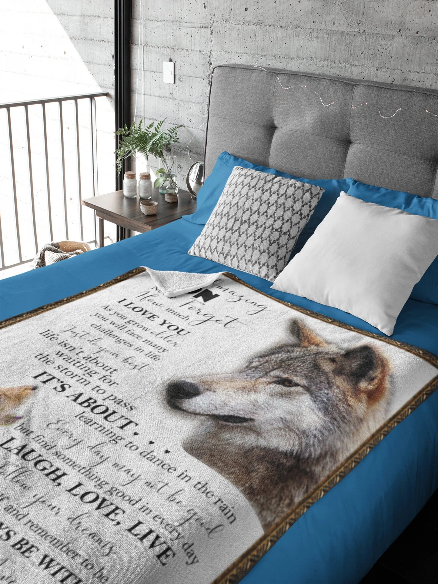 Gift For Your Son Blanket - From Mom