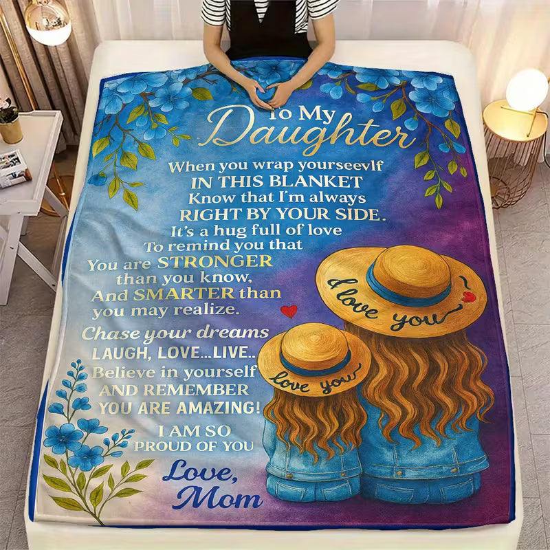 Gift For Your Daughter Blanket - From Mom