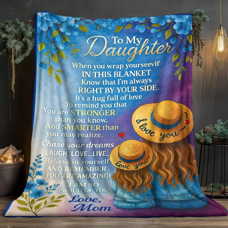 Gift For Your Daughter Blanket - From Mom