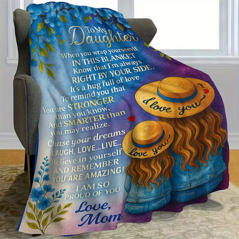 Gift For Your Daughter Blanket - From Mom