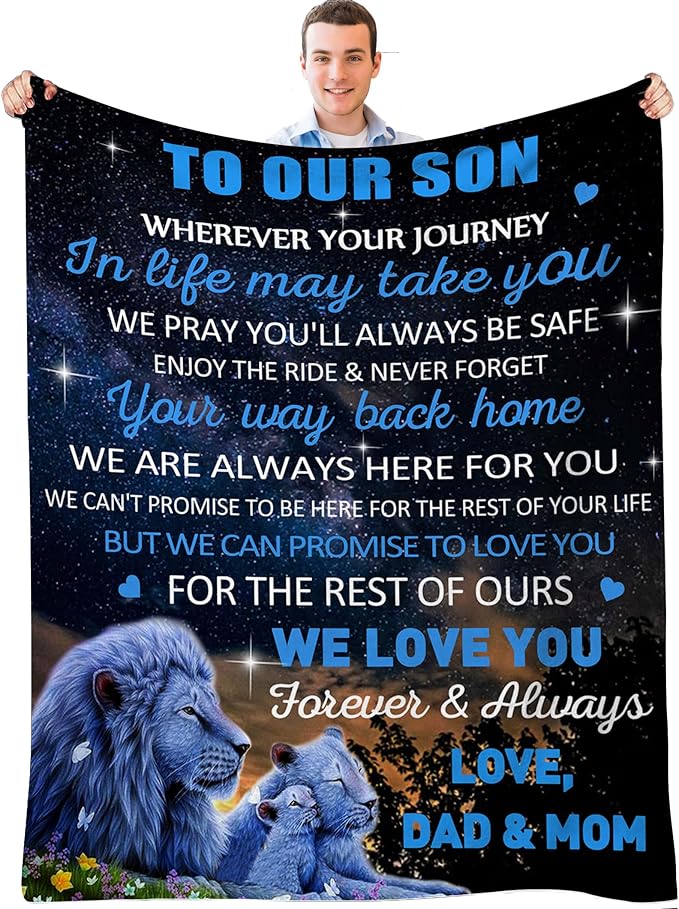 Gift For Son From Dad&Mom - Blanket