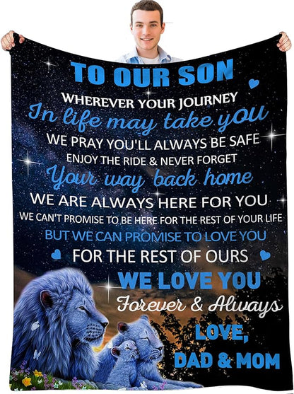 Gift For Son From Dad&Mom - Blanket