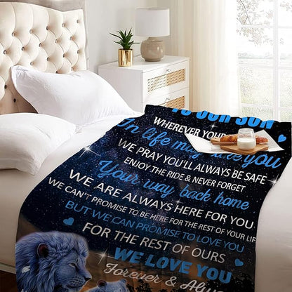 Gift For Son From Dad&Mom - Blanket