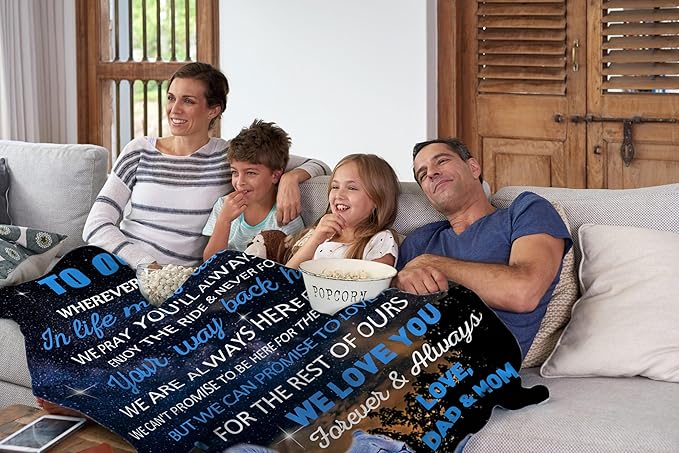 Gift For Son From Dad&Mom - Blanket