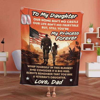 Gift For Your Daughter Blanket - From Dad