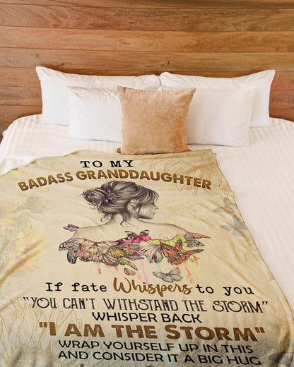 Special Gift For Granddaughter-From Grandpa Blanket