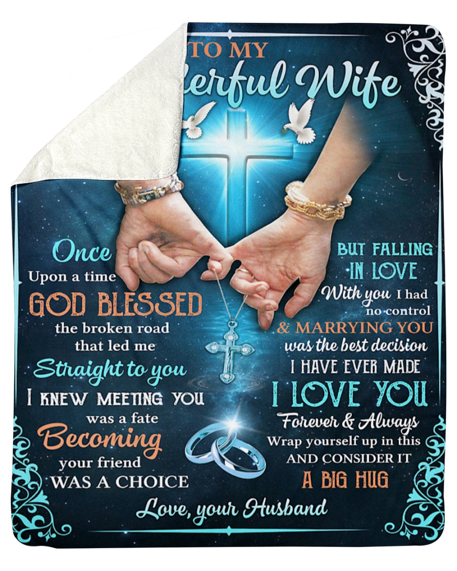 Special Gift For Wife-From Husband Blanket