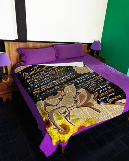 Special Gift For Granddaughter-From Grandma Blanket