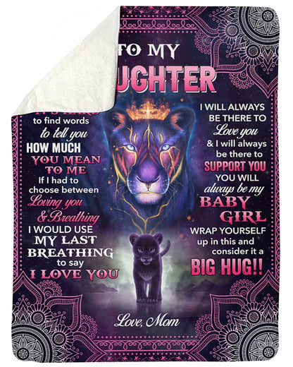 Gift For Your Daughter Blanket - From Mom