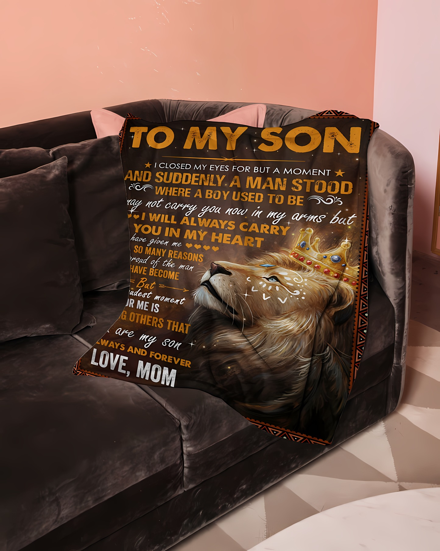 Gift For Your Son Blanket - From Mom