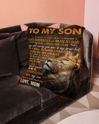 Gift For Your Son Blanket - From Mom