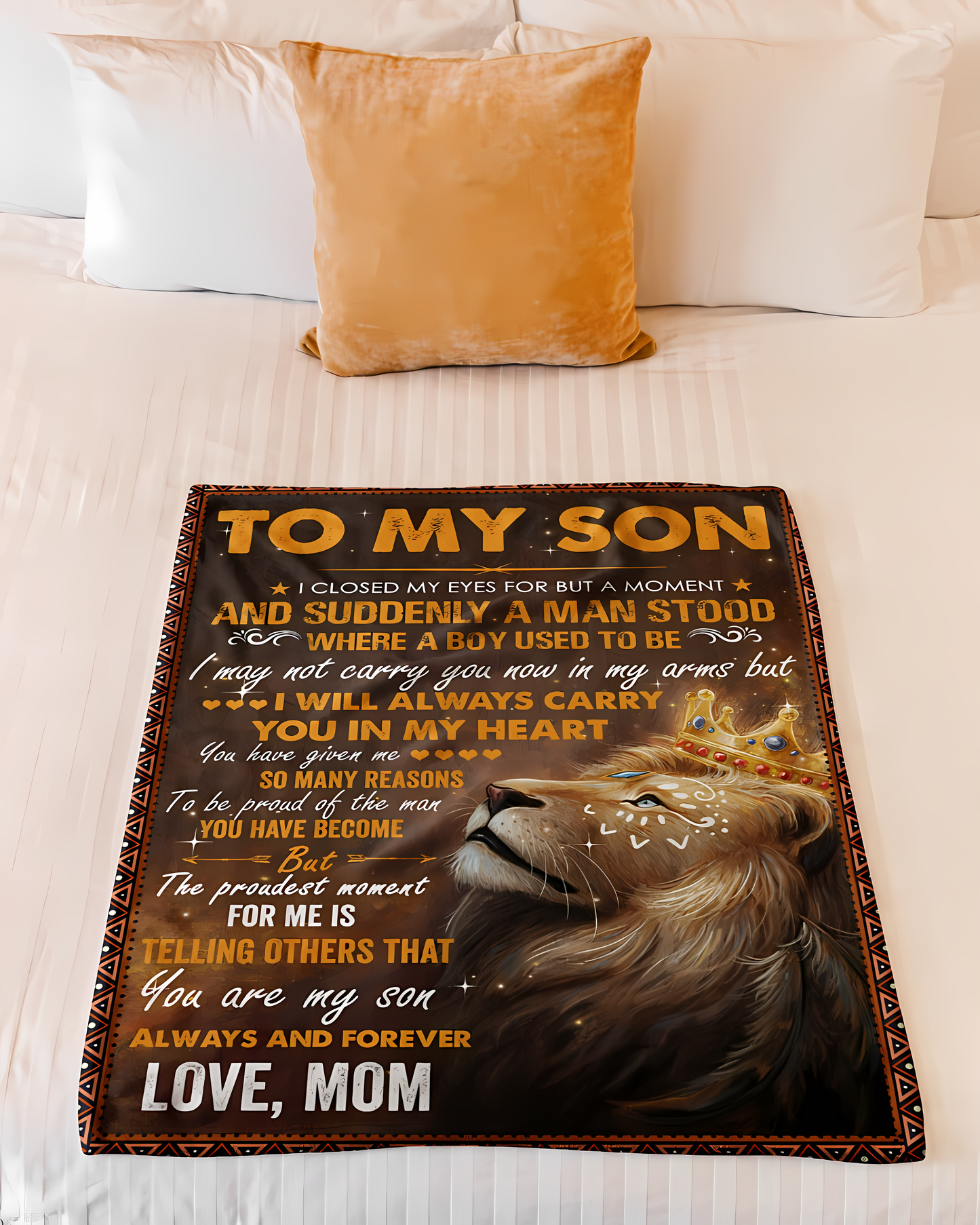 Gift For Your Son Blanket - From Mom
