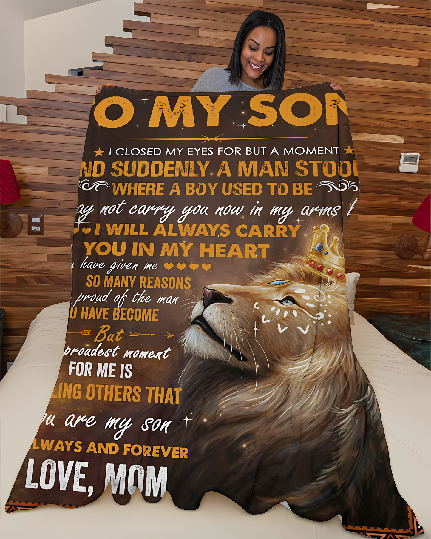 Gift For Your Son Blanket - From Mom