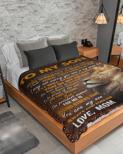 Gift For Your Son Blanket - From Mom