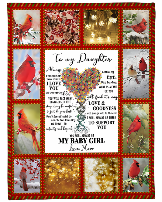 Gift For Your Daughter Blanket - From Mom