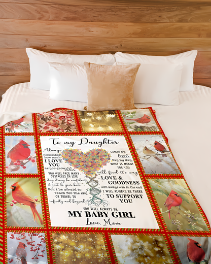 Gift For Your Daughter Blanket - From Mom