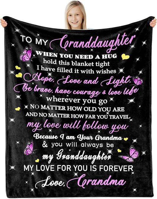 Gift For Granddaughter From Grandma - Blanket