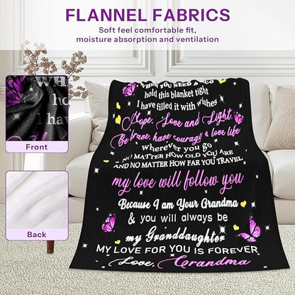 Gift For Granddaughter From Grandma - Blanket