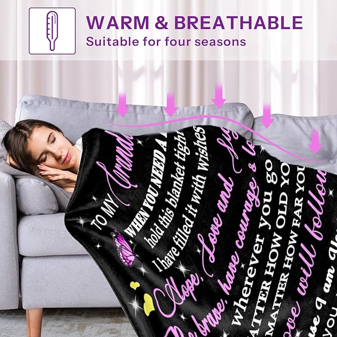 Gift For Granddaughter From Grandma - Blanket