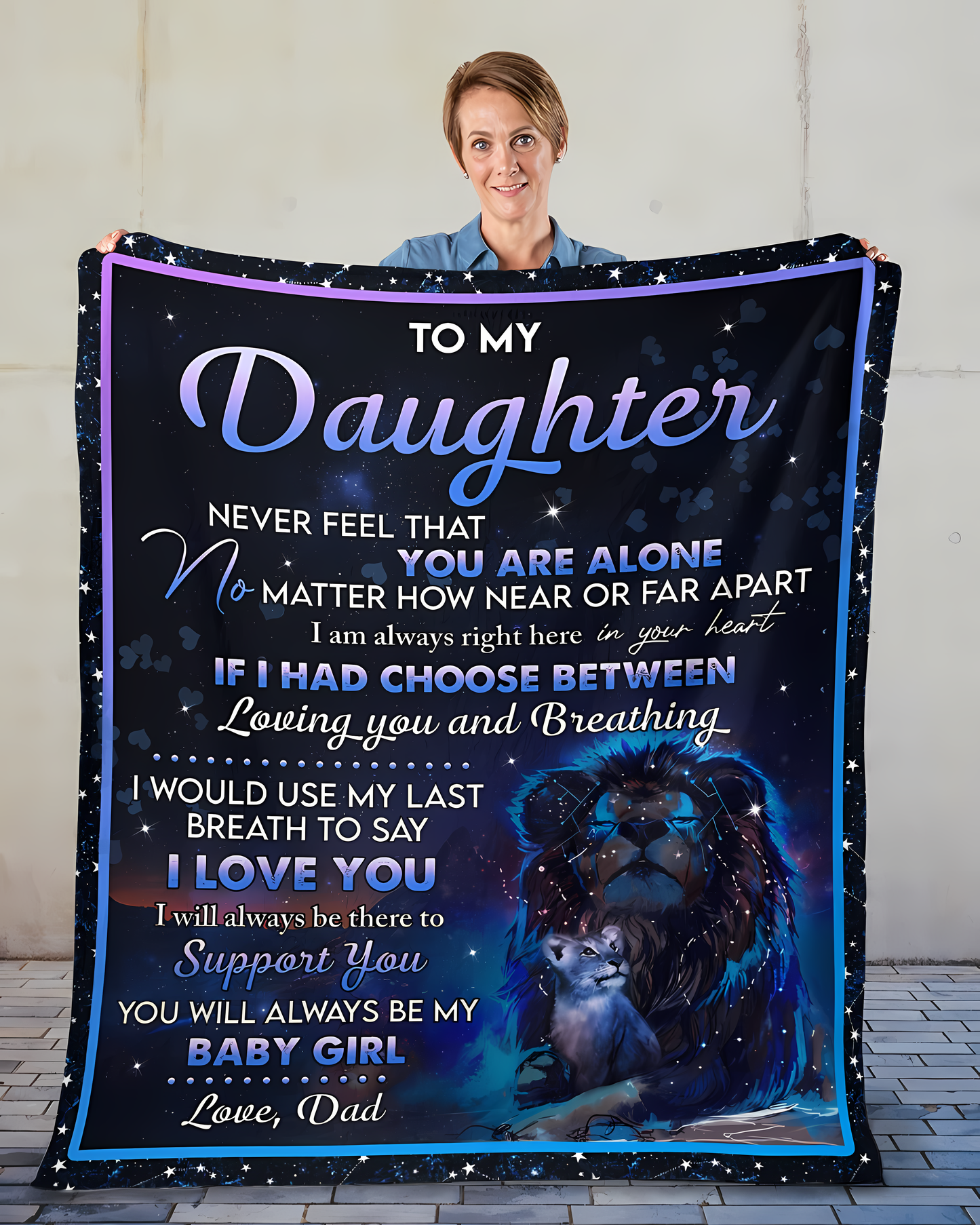 Special Gift For Your Daughter Blanket - From Dad