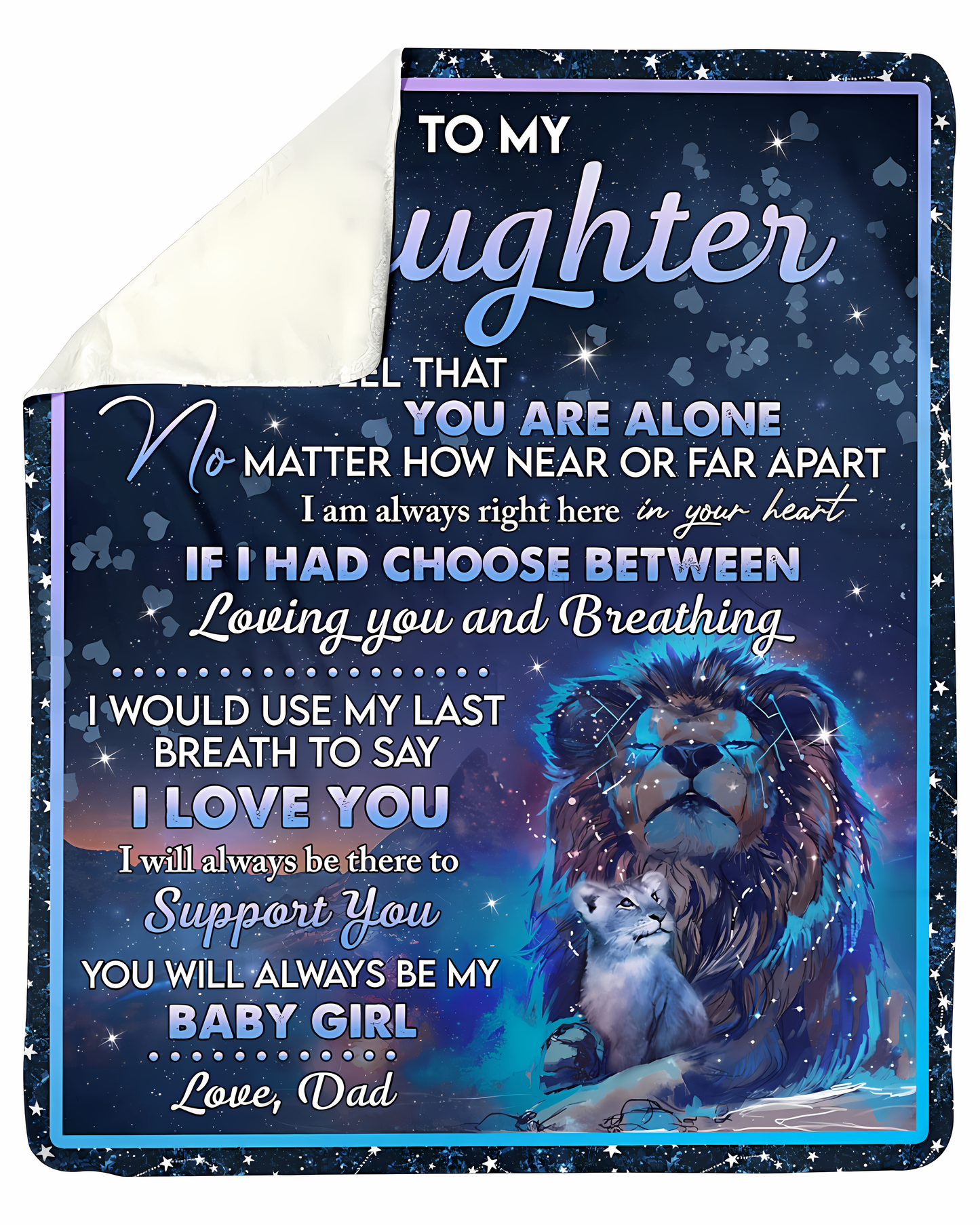 Special Gift For Your Daughter Blanket - From Dad