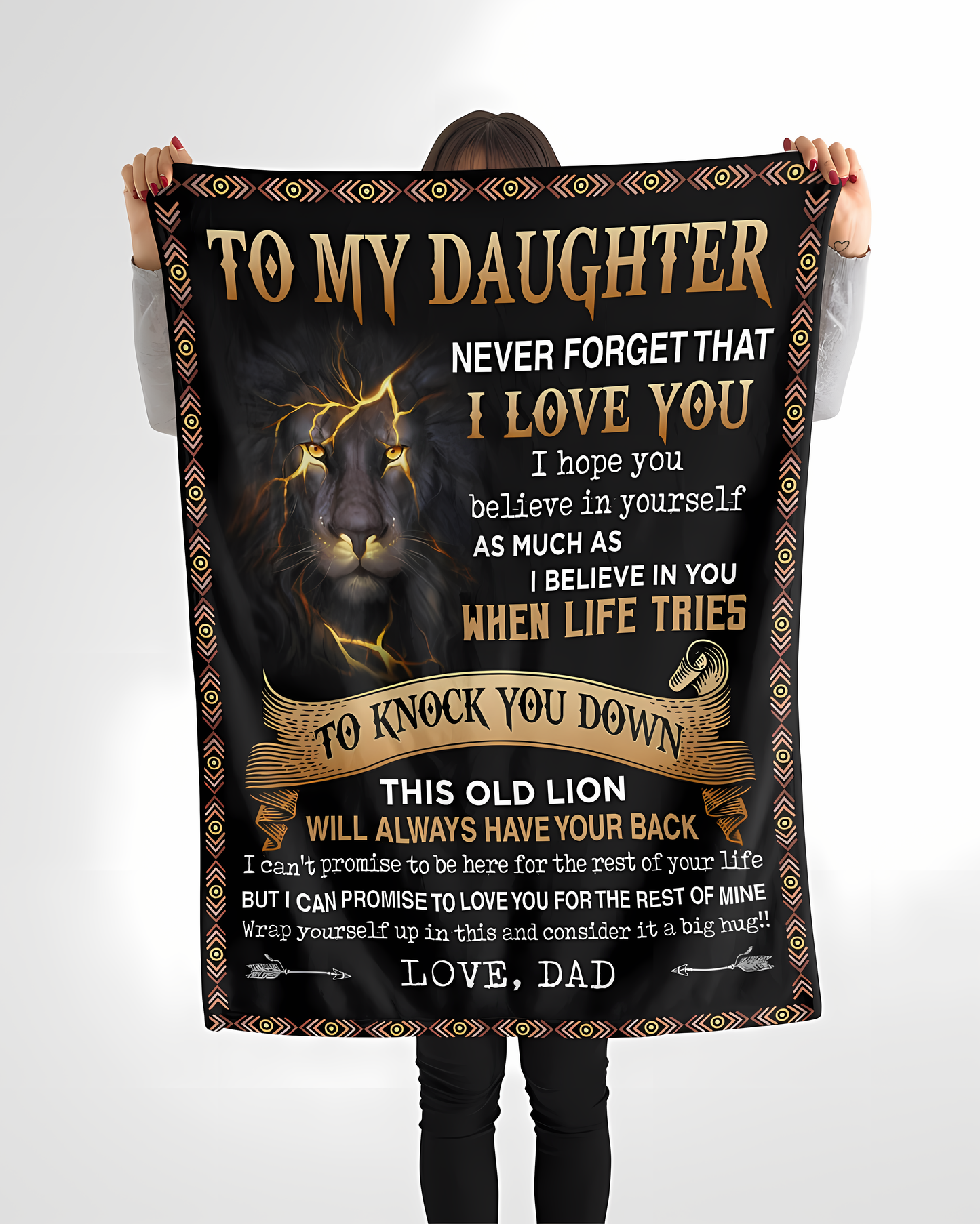Special Gift For Your Daughter Blanket - From Dad