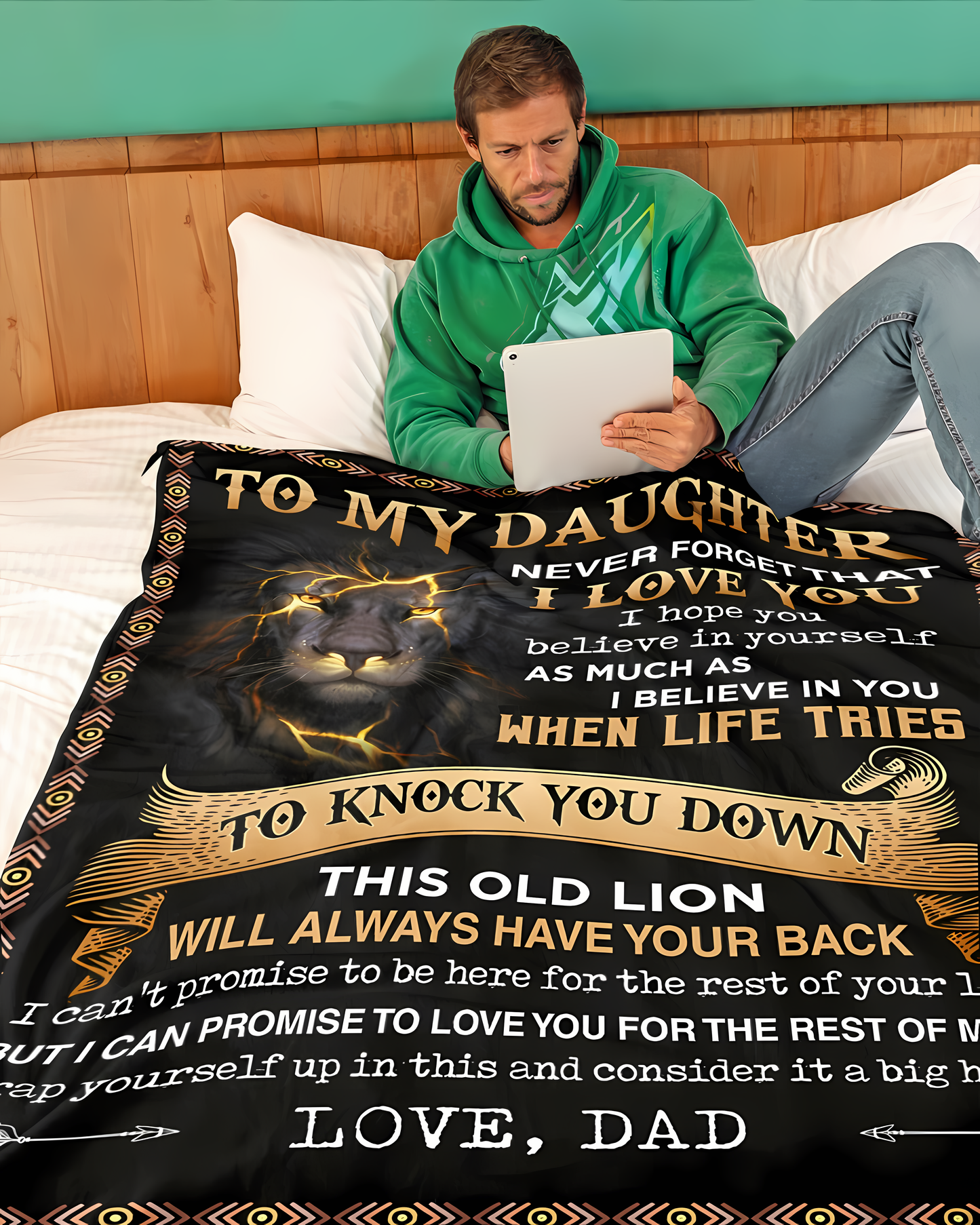 Special Gift For Your Daughter Blanket - From Dad